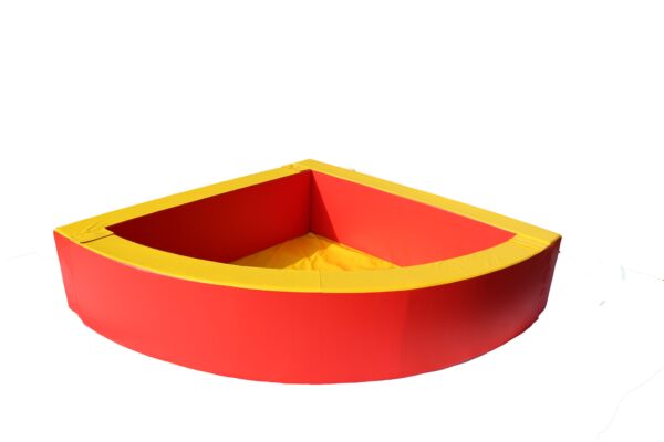 Rohový suchý bazén 200x200x50